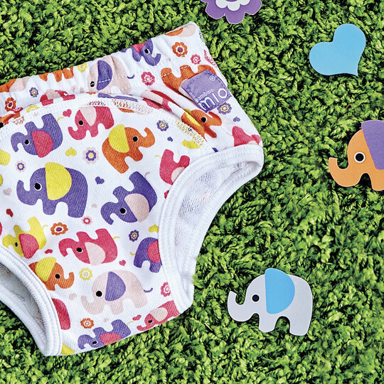 Bambino Mio Potty Training Pants - Mixed Girl Pink Elephant, Pack of 3 (2-3 Years) image number 7